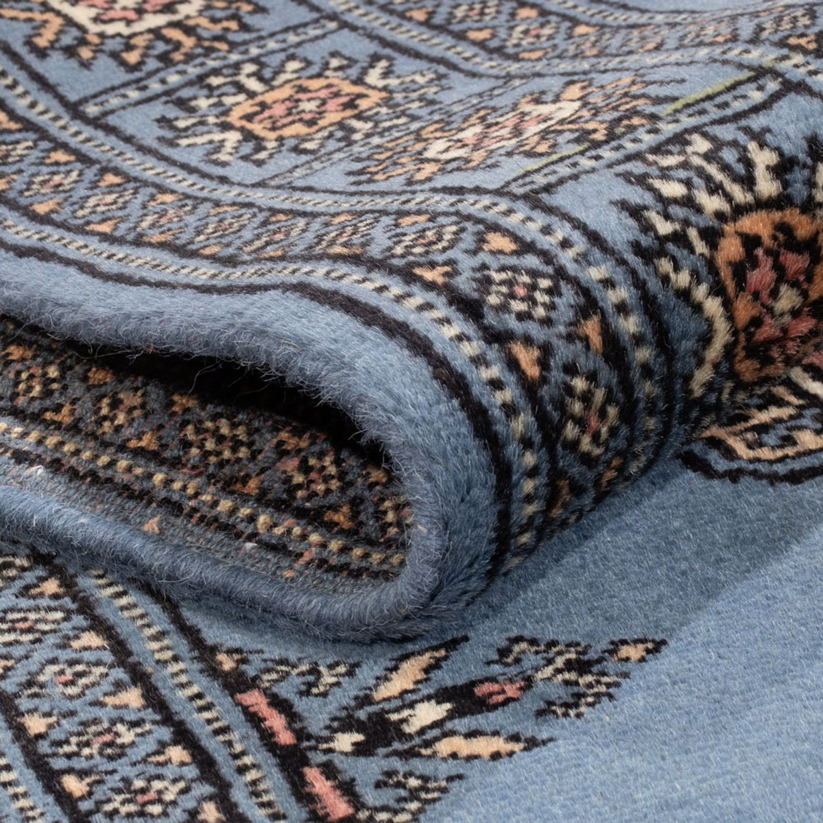 Tappeto corsia Tappeto Pakistani - 196 x 77 cm - blu