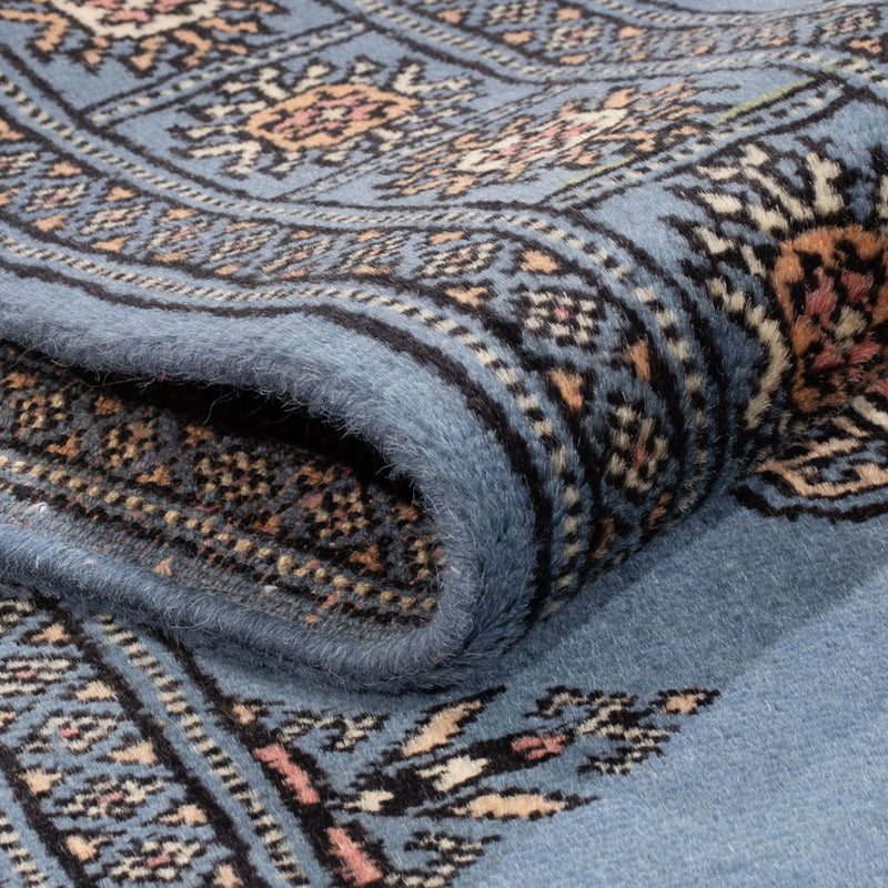 Tappeto corsia Tappeto Pakistani - 196 x 77 cm - blu