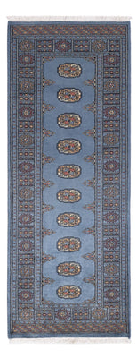 Tappeto corsia Tappeto Pakistani - 197 x 77 cm - blu