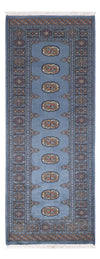 Tappeto Pakistani 77x197cm - Tappeto orientale - Passatoia / Blu / 77 x 197 cm Passatoia