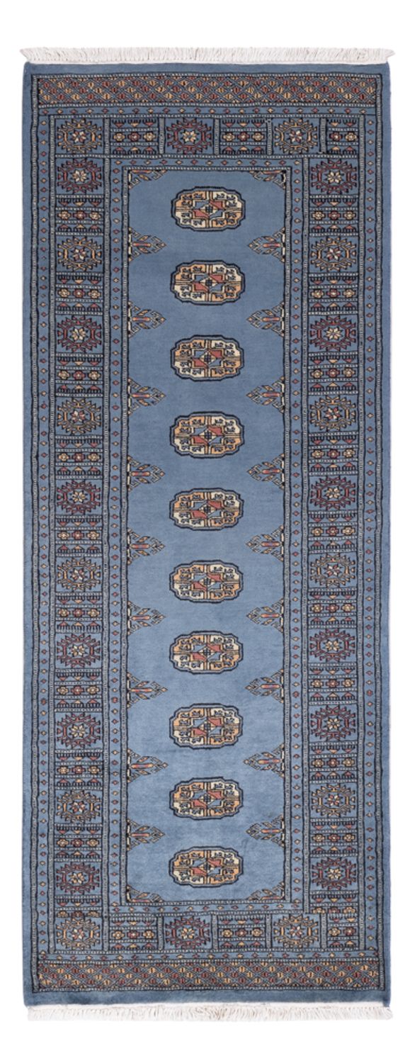 Tappeto corsia Tappeto Pakistani - 197 x 77 cm - blu