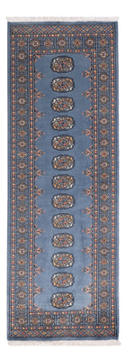 Tappeto corsia Tappeto Pakistani - 209 x 76 cm - blu