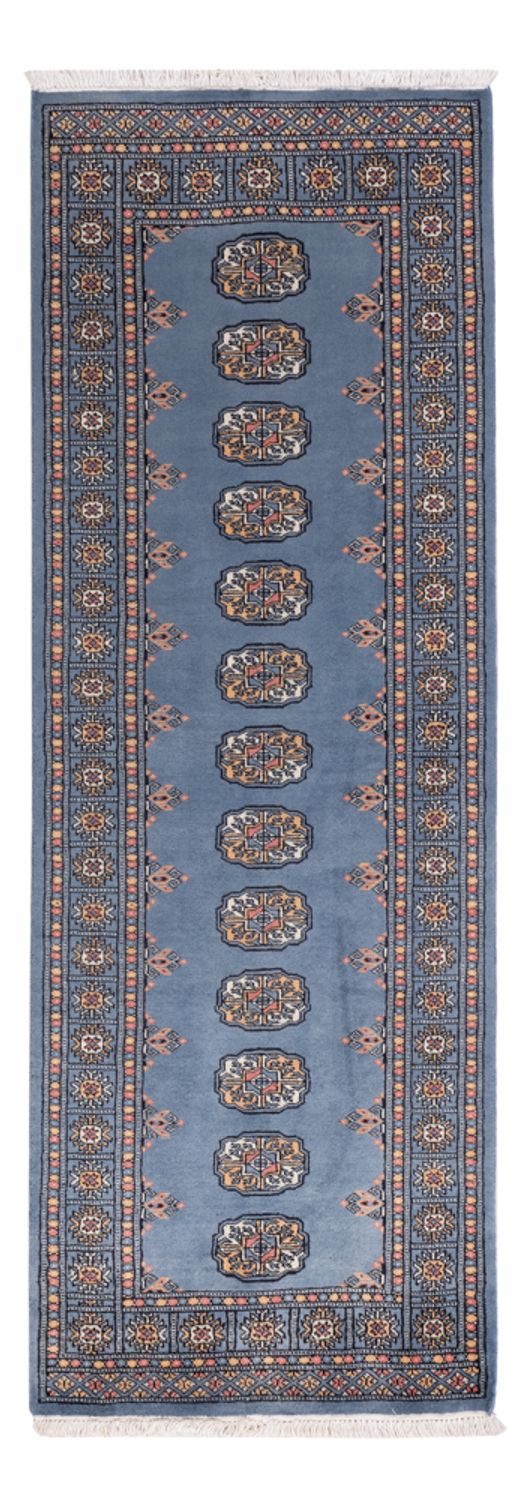 Tappeto corsia Tappeto Pakistani - 209 x 76 cm - blu