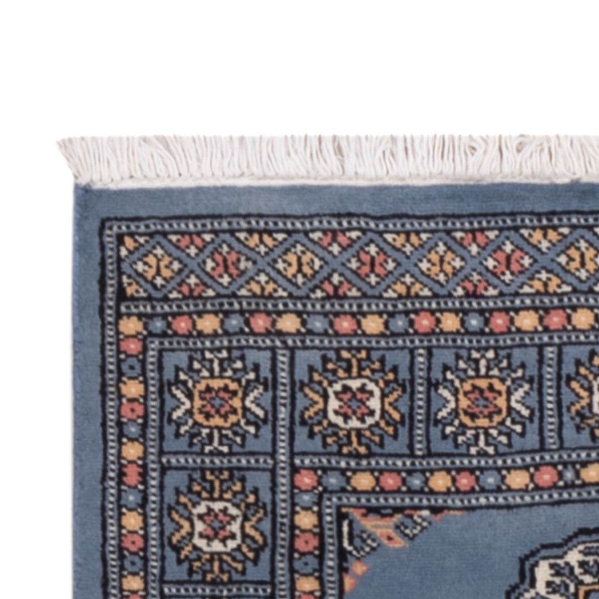 Tappeto corsia Tappeto Pakistani - 209 x 76 cm - blu
