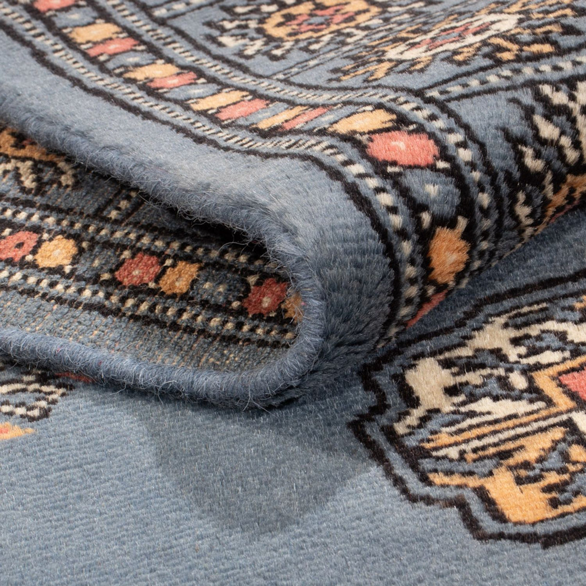 Tappeto corsia Tappeto Pakistani - 209 x 76 cm - blu