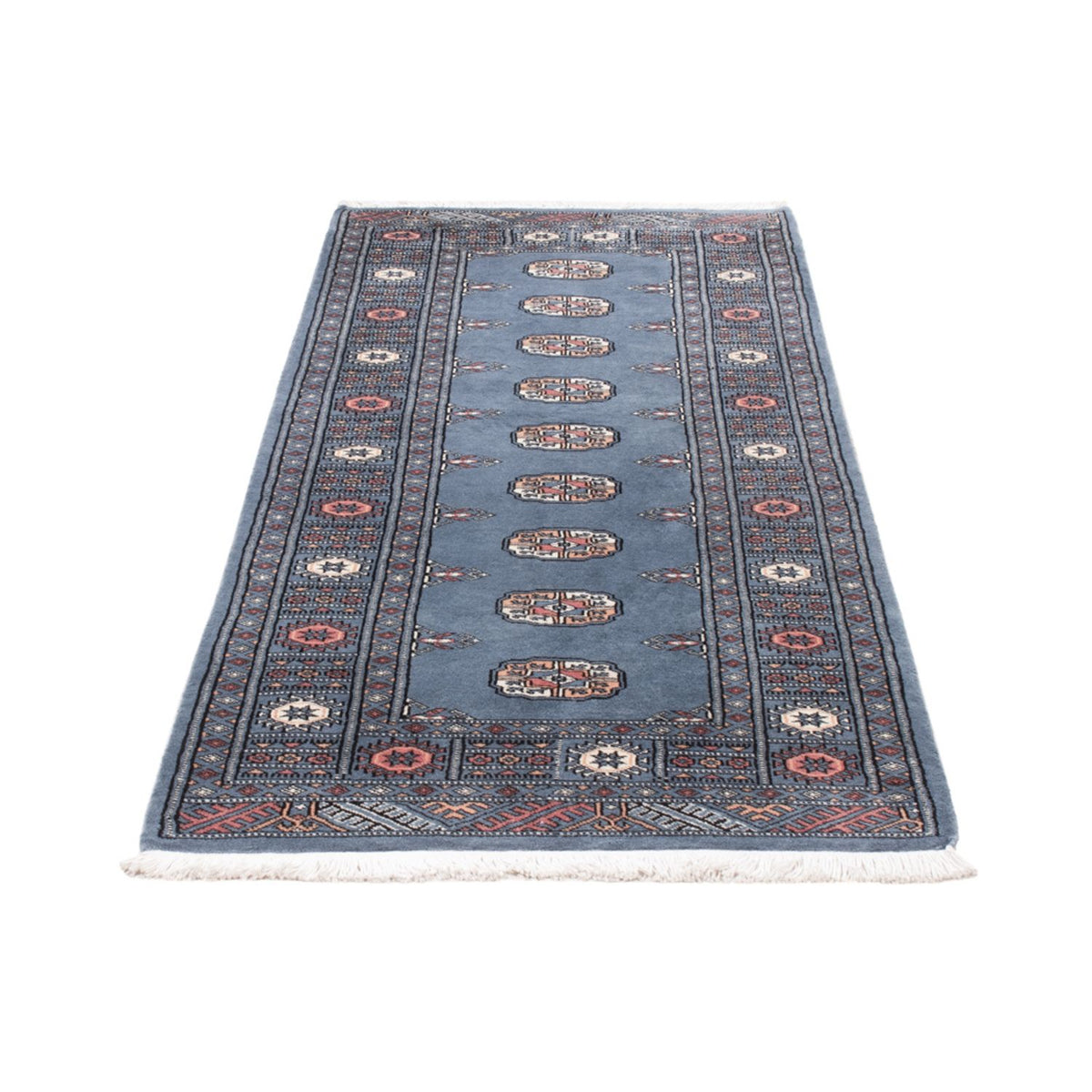 Tappeto corsia Tappeto Pakistani - 199 x 80 cm - blu