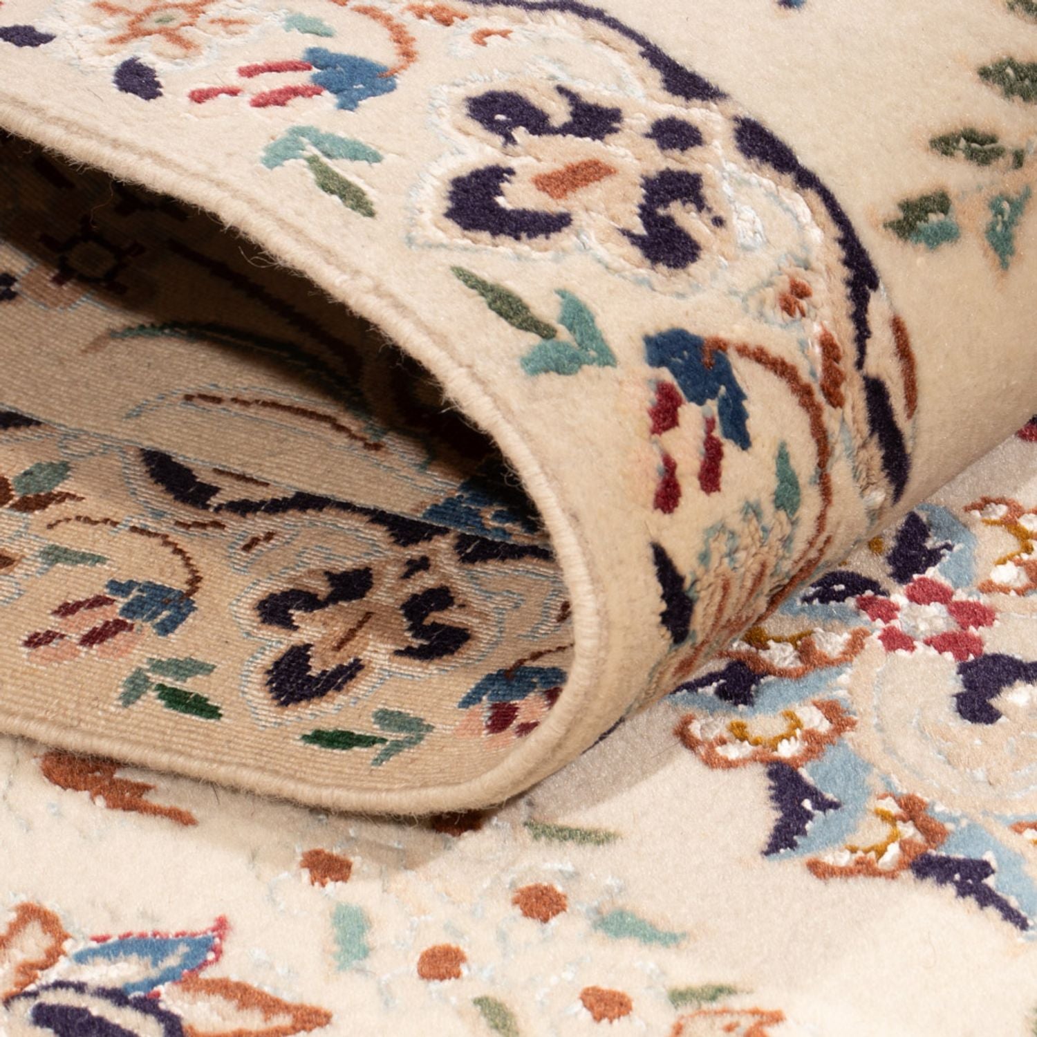 Tappeto corsia Tappeto Persero - Nain - 226 x 59 cm - crema