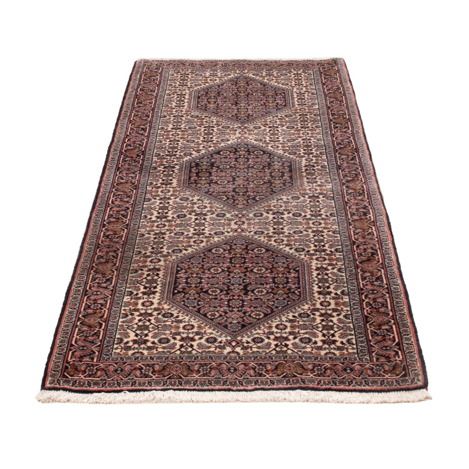 Tappeto corsia Tappeto Persero - Bidjar - 210 x 77 cm - marrone scuro
