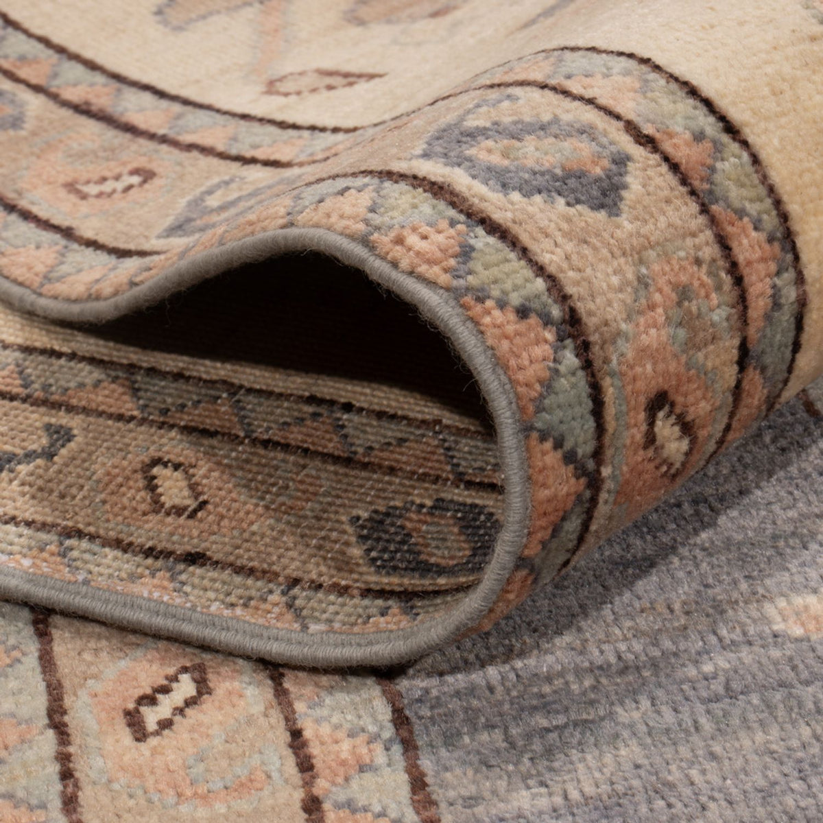 Tappeto Ziegler - Usak - 298 x 249 cm - blu mare