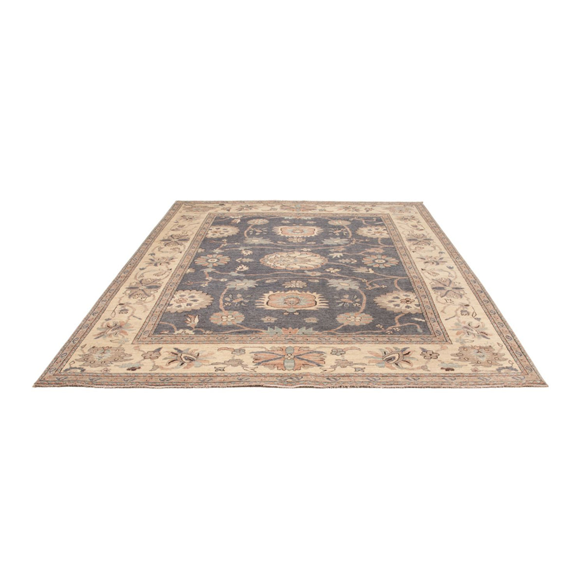 Tappeto Ziegler - Usak - 298 x 249 cm - blu mare