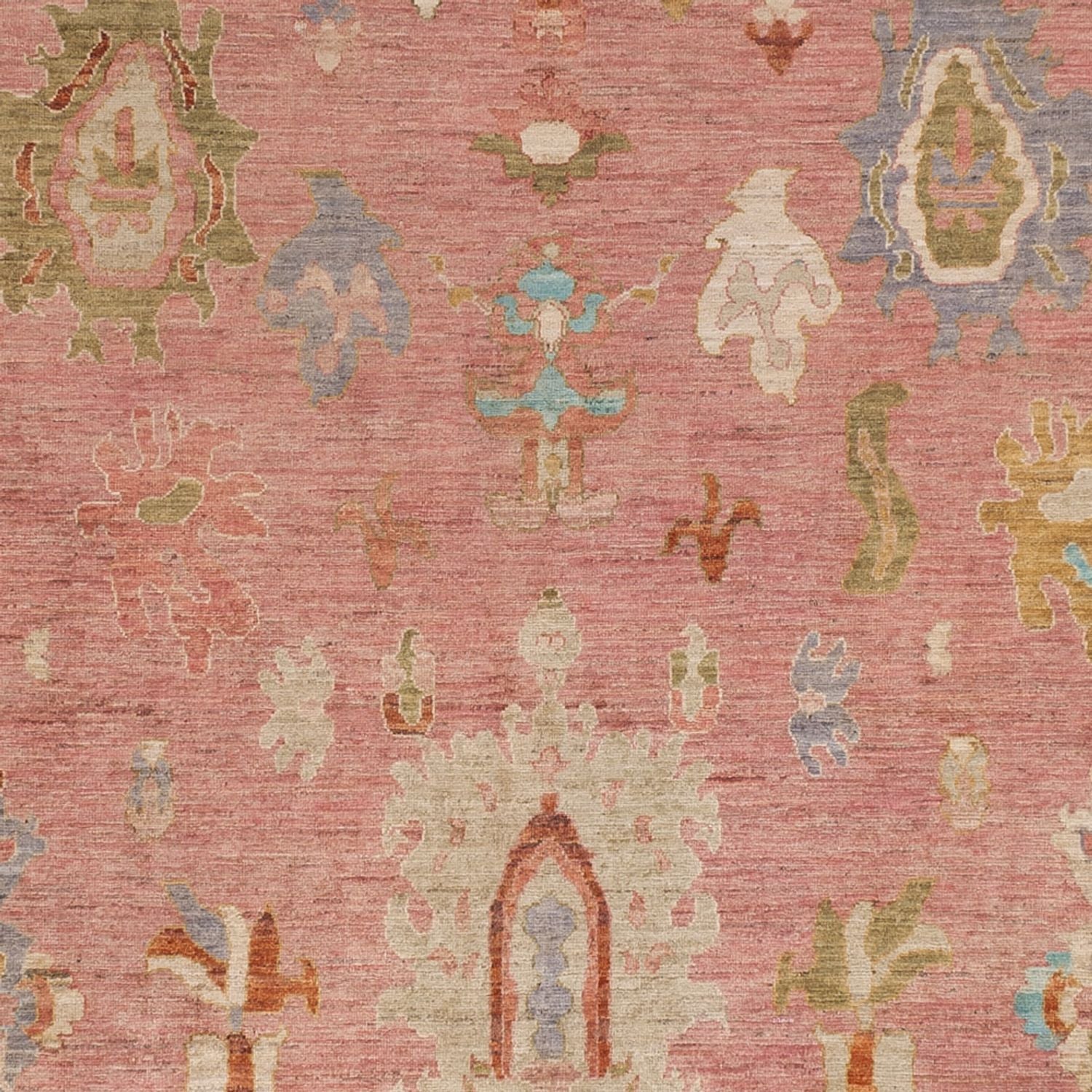 Tappeto Ziegler - Usak - 359 x 237 cm - rosso chiaro