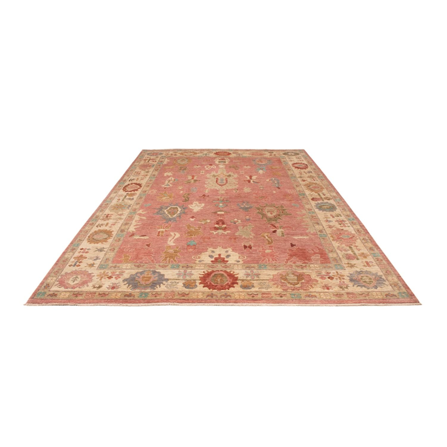 Tappeto Ziegler - Usak - 359 x 237 cm - rosso chiaro