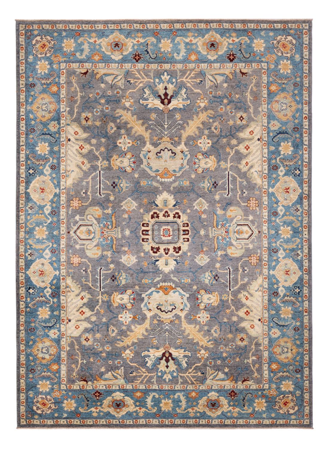 Tappeto Ziegler - Usak - 341 x 251 cm - blu scuro