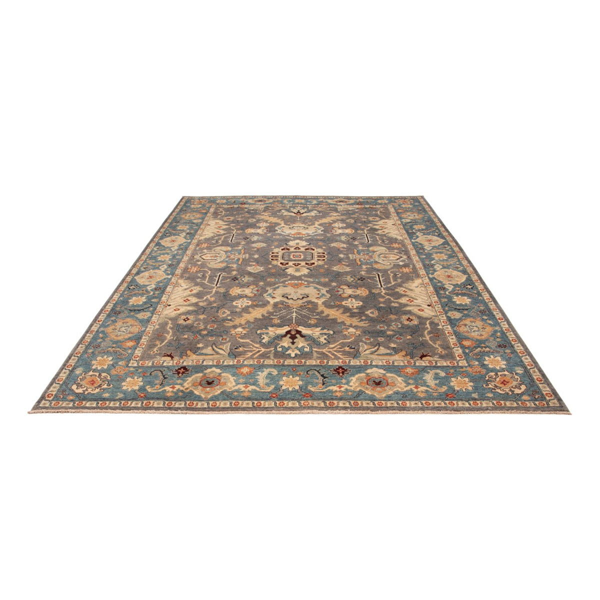 Tappeto Ziegler - Usak - 341 x 251 cm - blu scuro