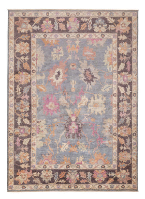 Tappeto Ziegler - Usak - 338 x 247 cm - blu chiaro