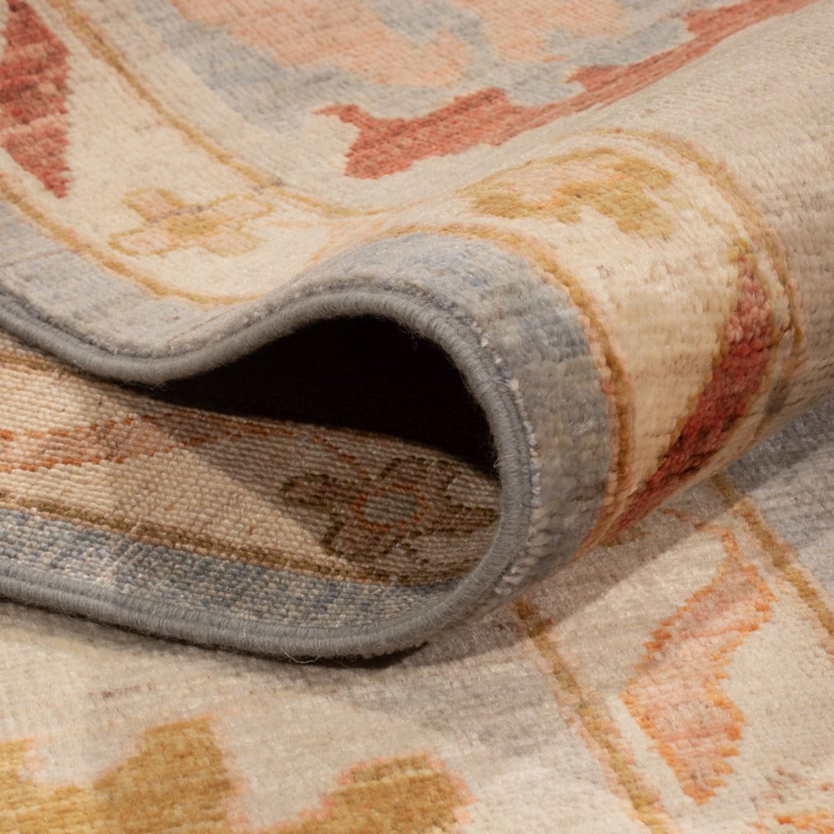 Tappeto Ziegler - Usak - 306 x 245 cm - blu chiaro