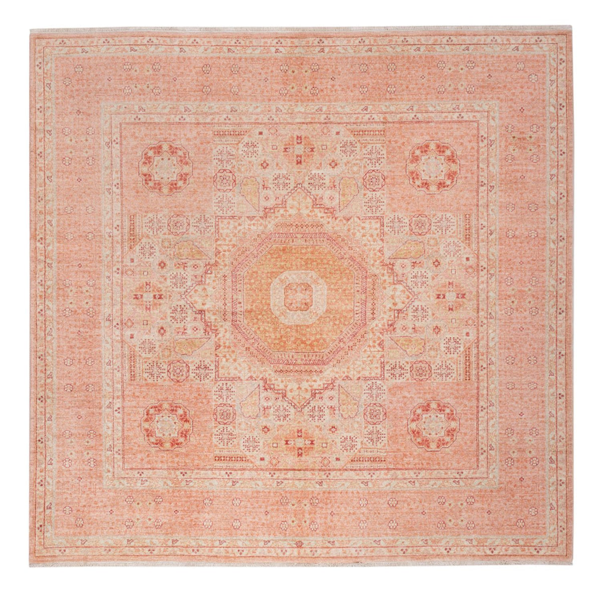 Tappeto Ziegler - Ariana quadrato  - 207 x 198 cm - rosso chiaro