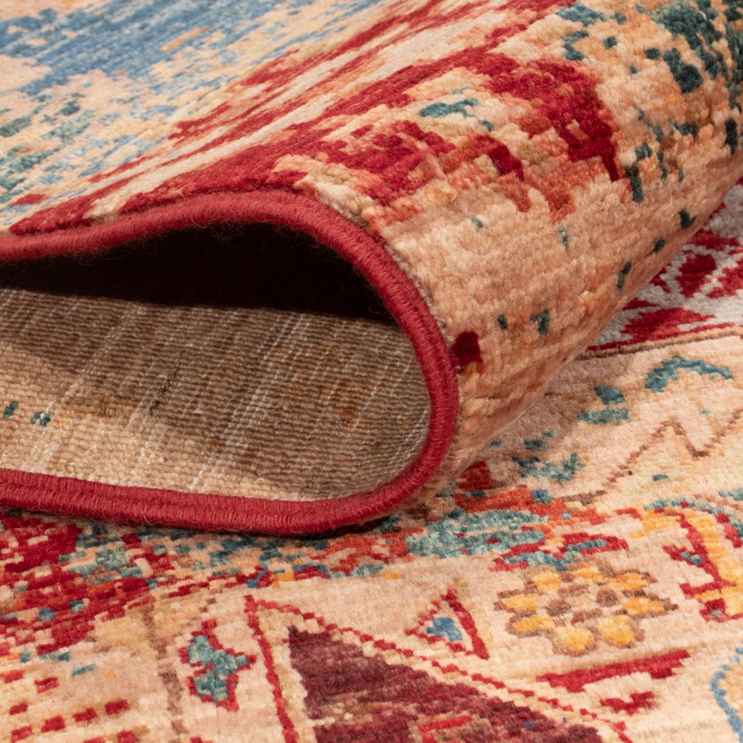 Tappeto di design - 201 x 152 cm - multicolore