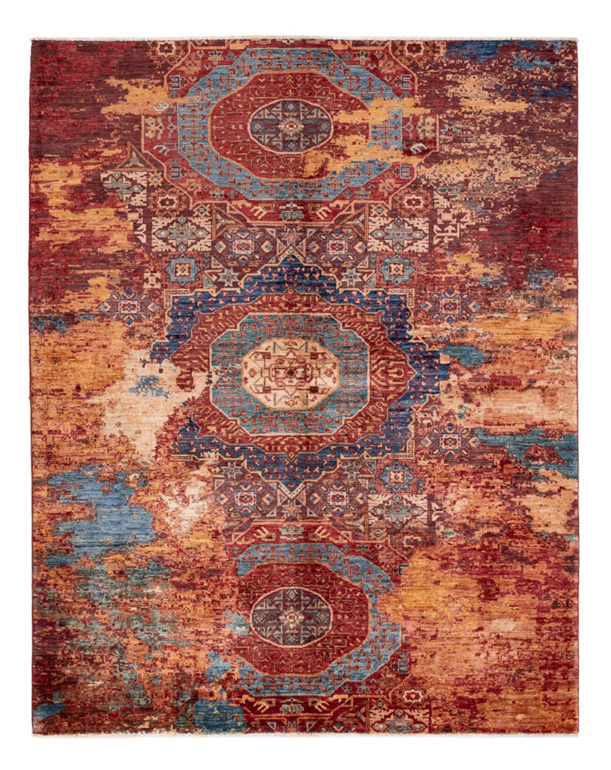 Tappeto di design - 195 x 156 cm - multicolore