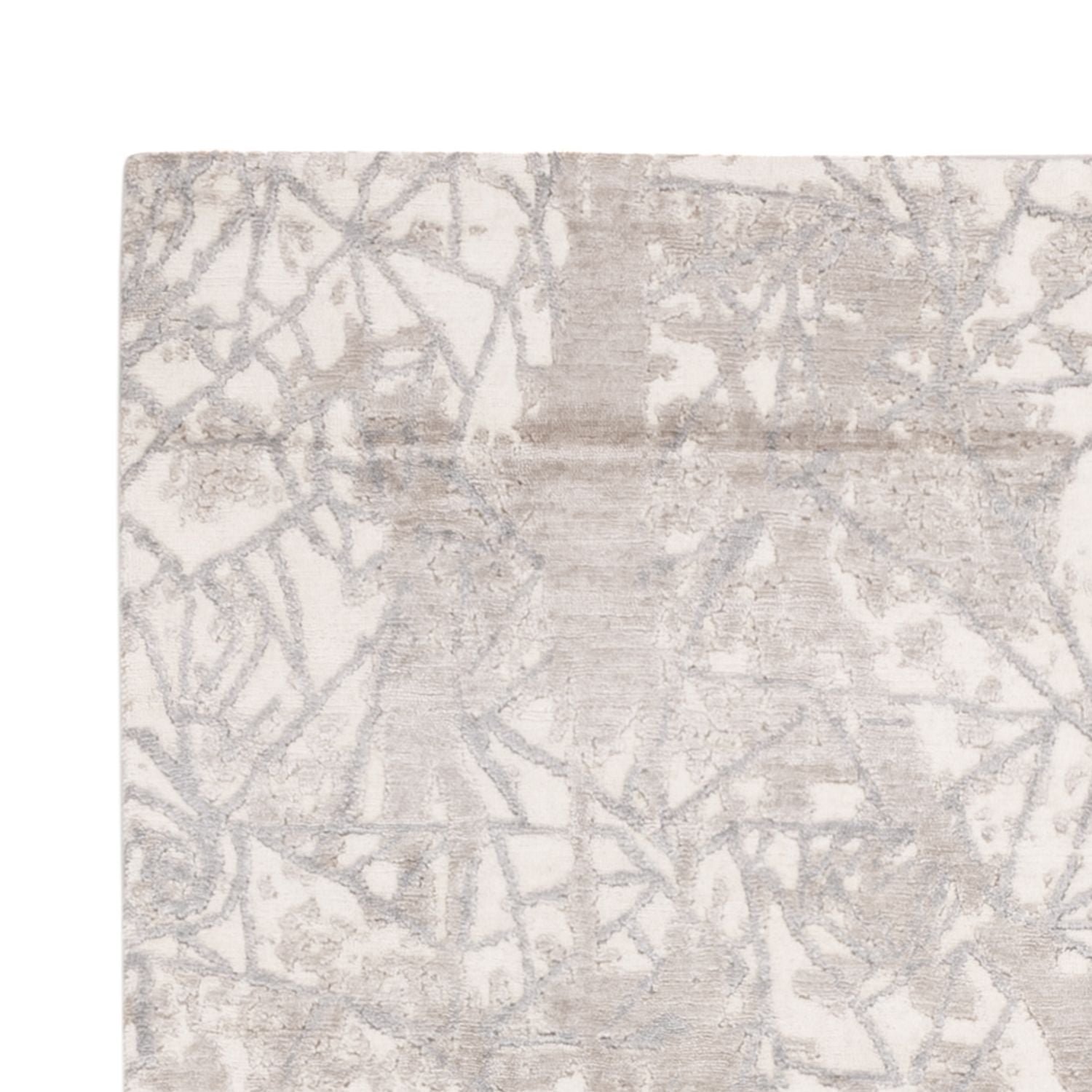 Tappeto di design - 203 x 152 cm - argento