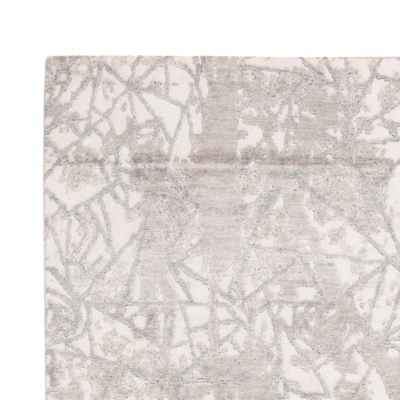 Tappeto di design - 203 x 152 cm - argento
