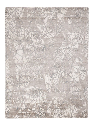 Tappeto di design - 206 x 154 cm - argento