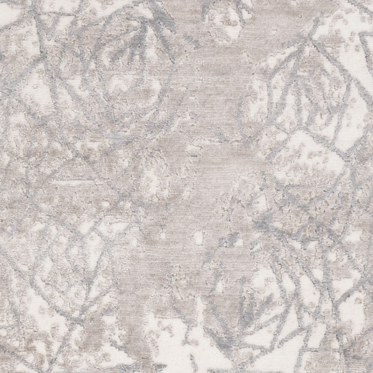 Tappeto di design - 206 x 154 cm - argento