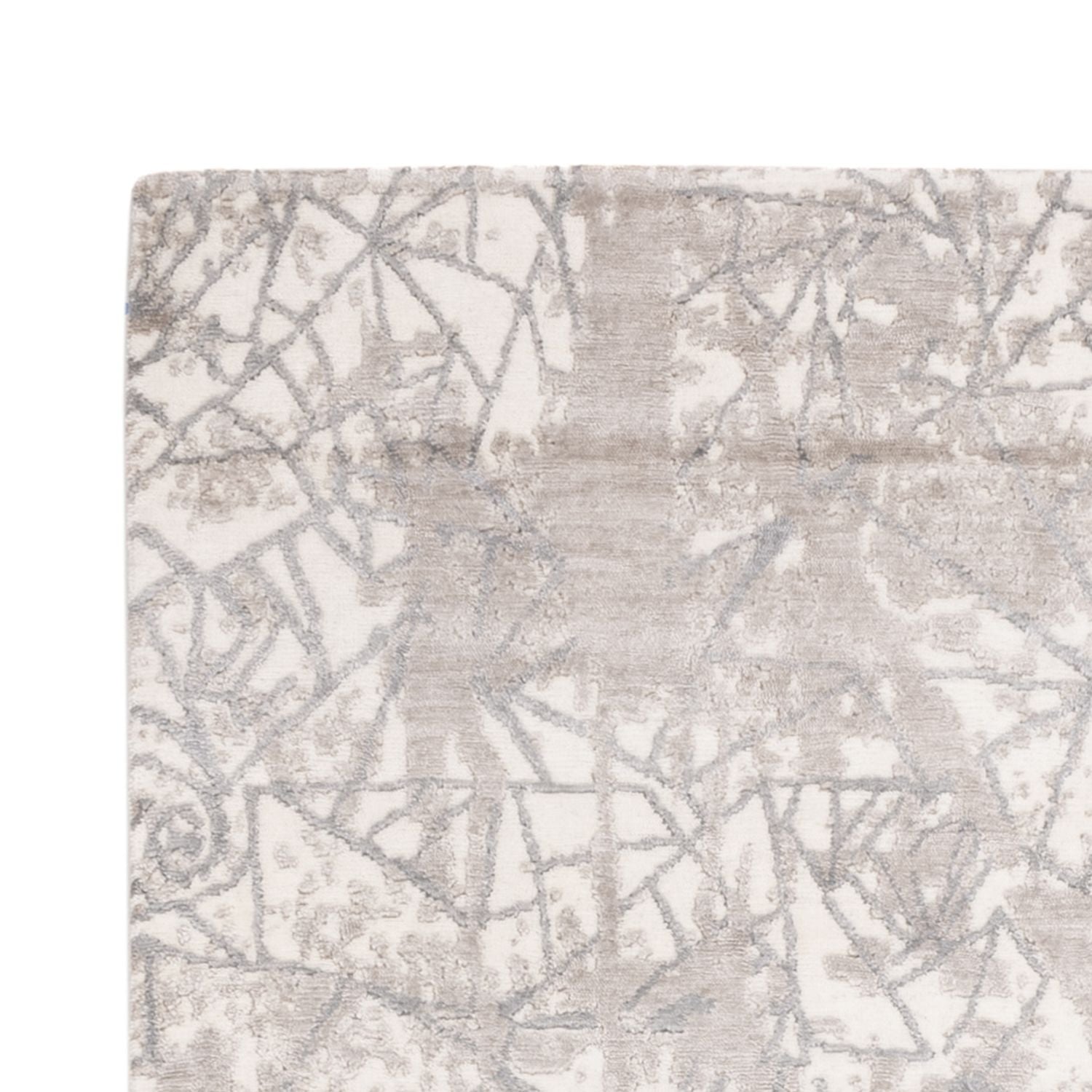Tappeto di design - 206 x 154 cm - argento