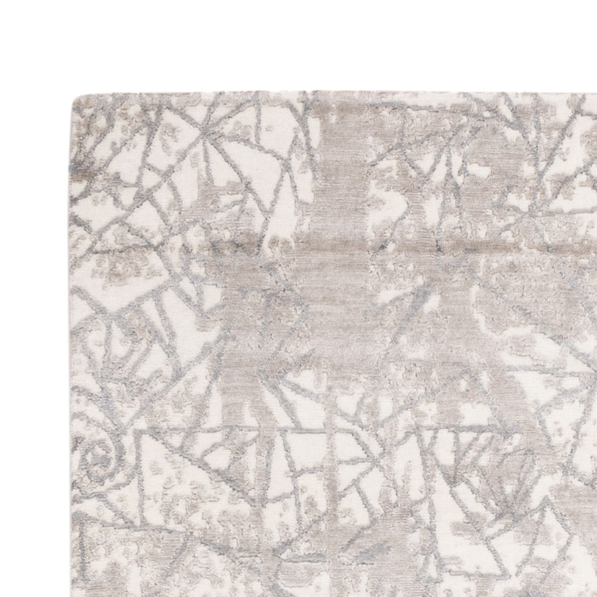 Tappeto di design - 206 x 154 cm - argento