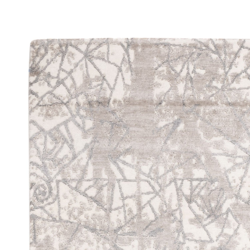 Tappeto di design - 206 x 154 cm - argento