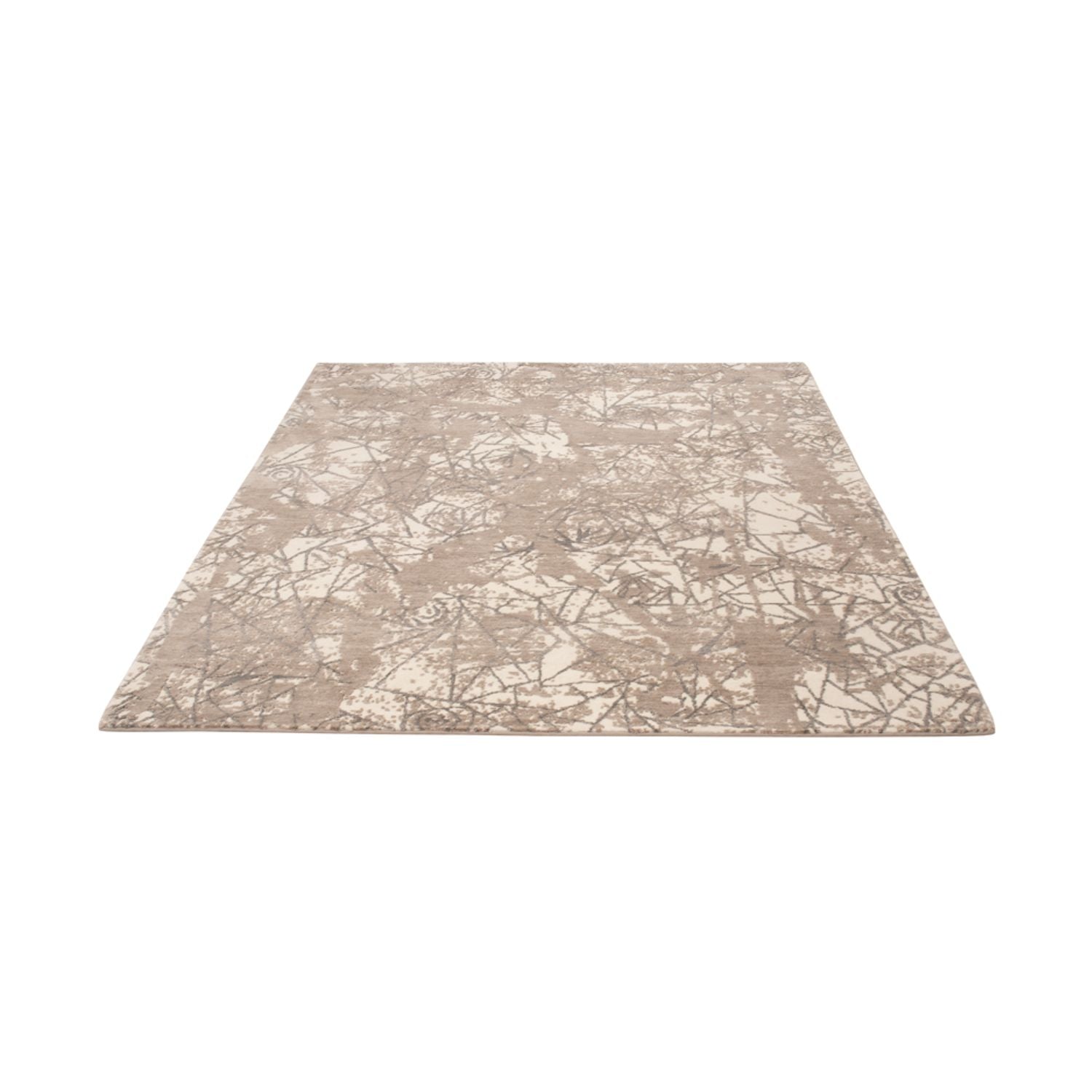 Tappeto di design - 206 x 154 cm - argento