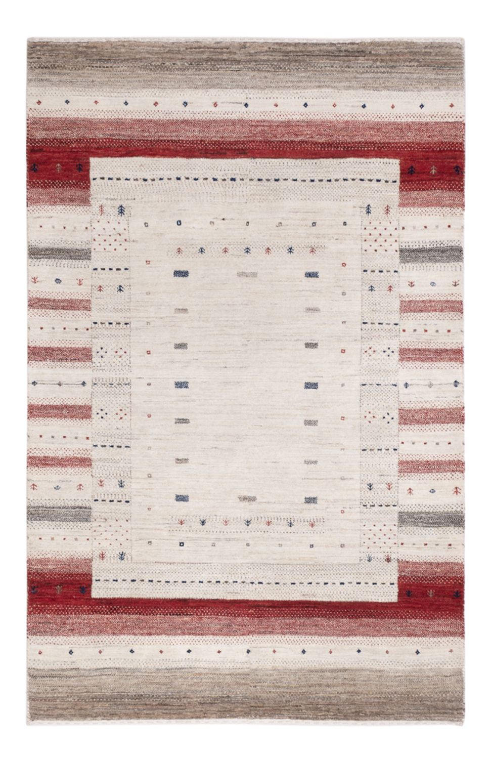 Tappeto Gabbeh - Loribaft Indus - 184 x 124 cm - multicolore