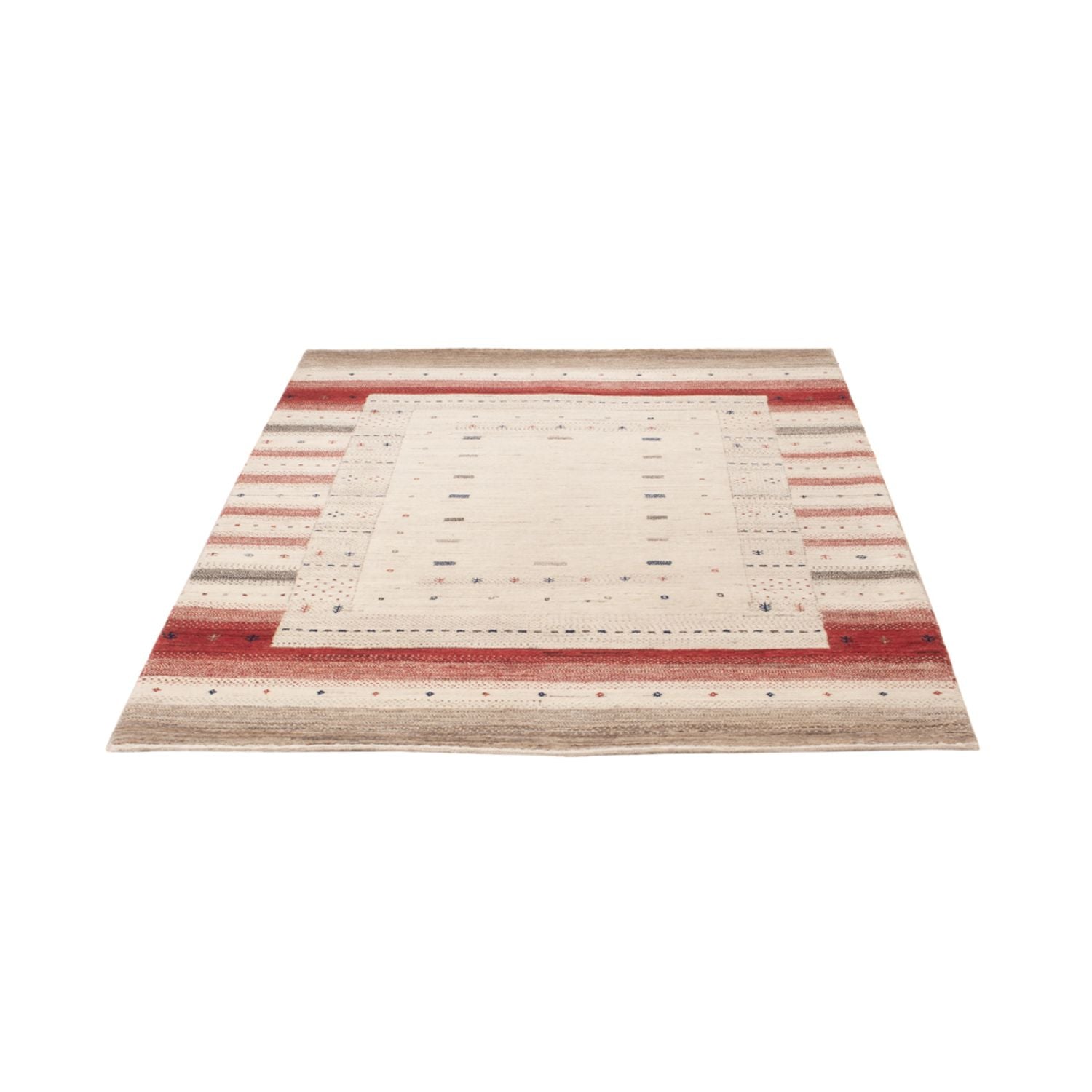 Tappeto Gabbeh - Loribaft Indus - 184 x 124 cm - multicolore