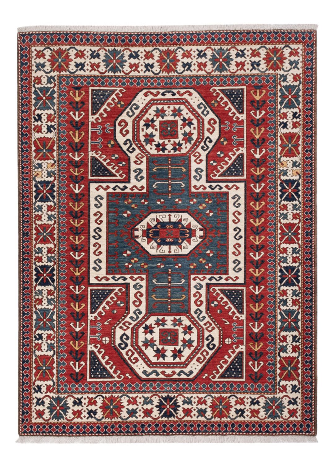 Tappeto Ziegler - Kazak - 198 x 146 cm - multicolore