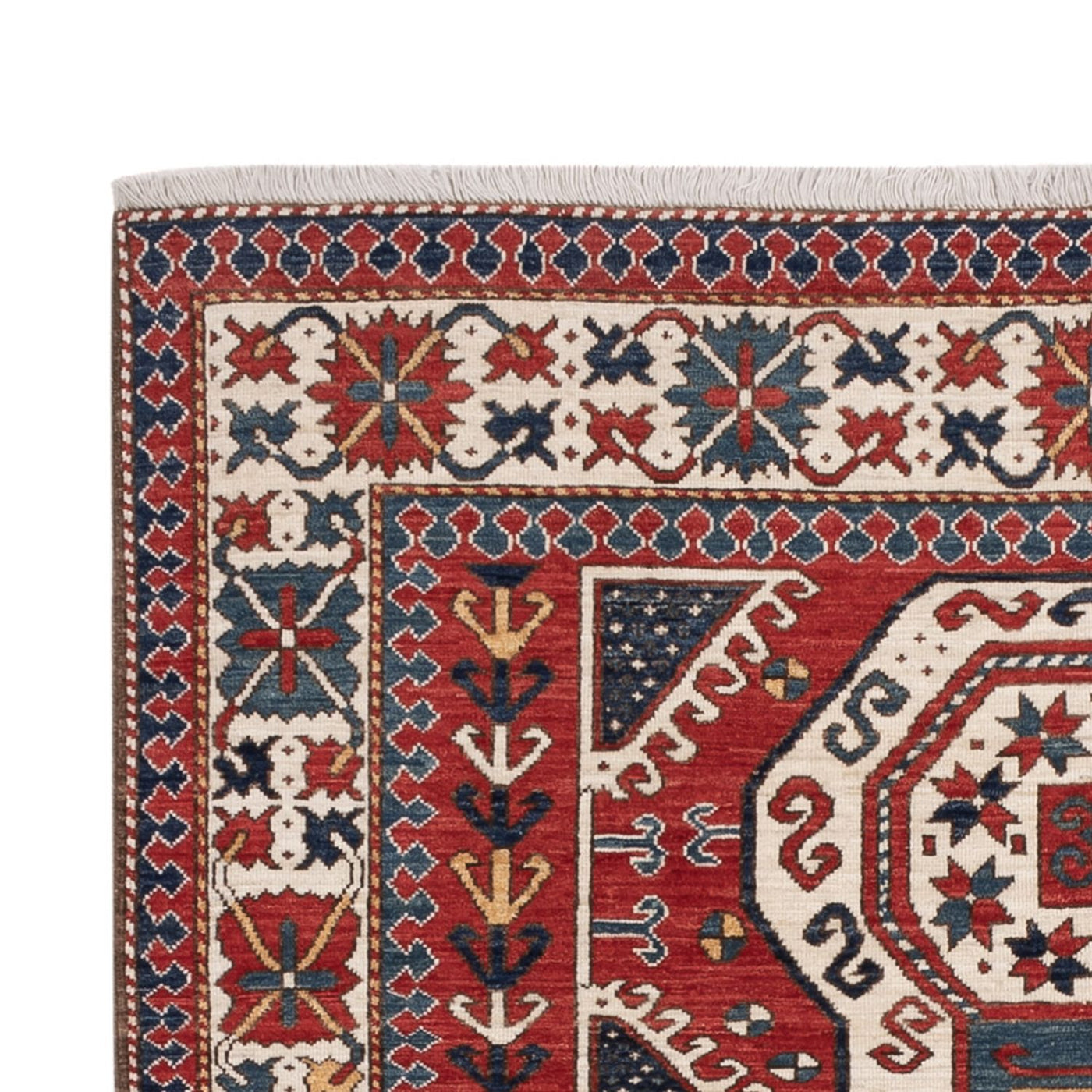 Kazak Tappeto 198x146cm - Tappeto orientale