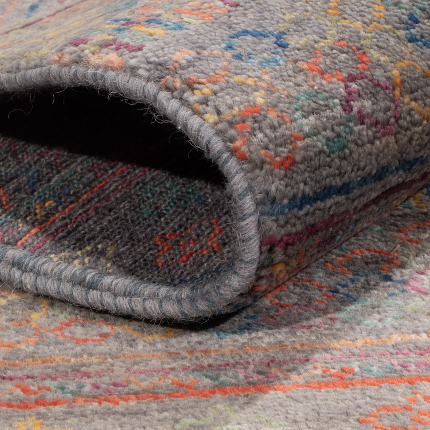 Tappeto di design - 205 x 152 cm - blu scuro