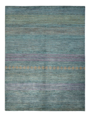 Tappeto di design - 196 x 152 cm - verde scuro