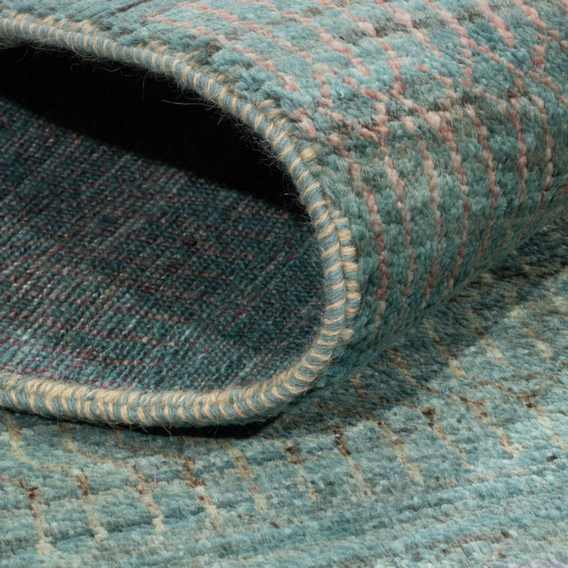 Tappeto di design - 196 x 152 cm - verde scuro