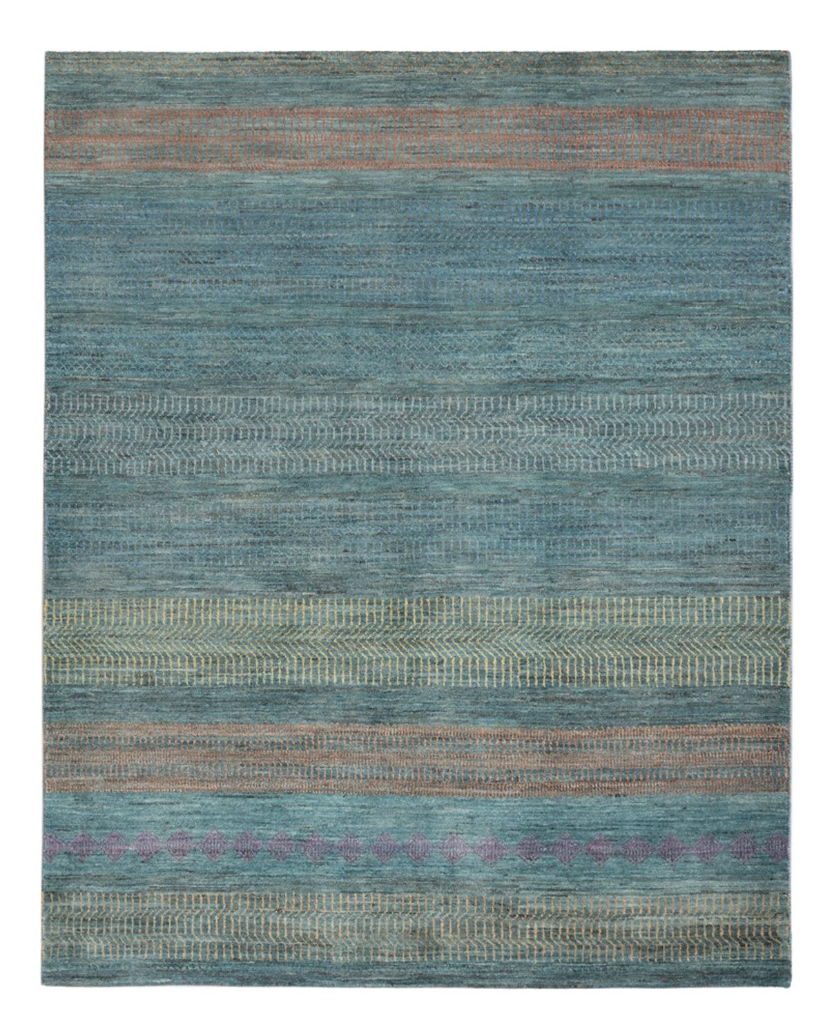 Tappeto di design - 195 x 154 cm - verde scuro