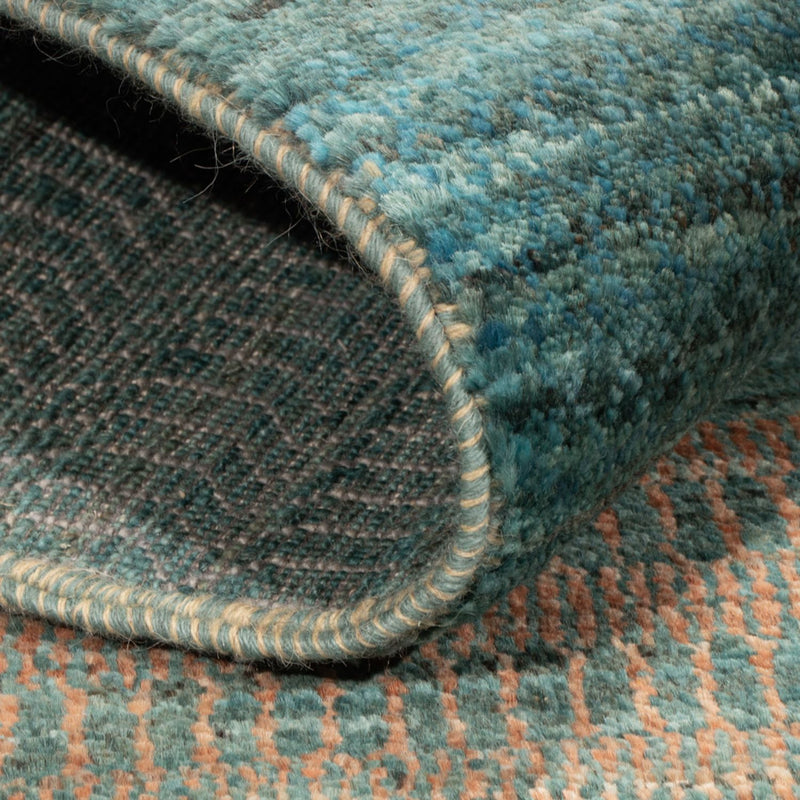 Tappeto di design - 195 x 154 cm - verde scuro
