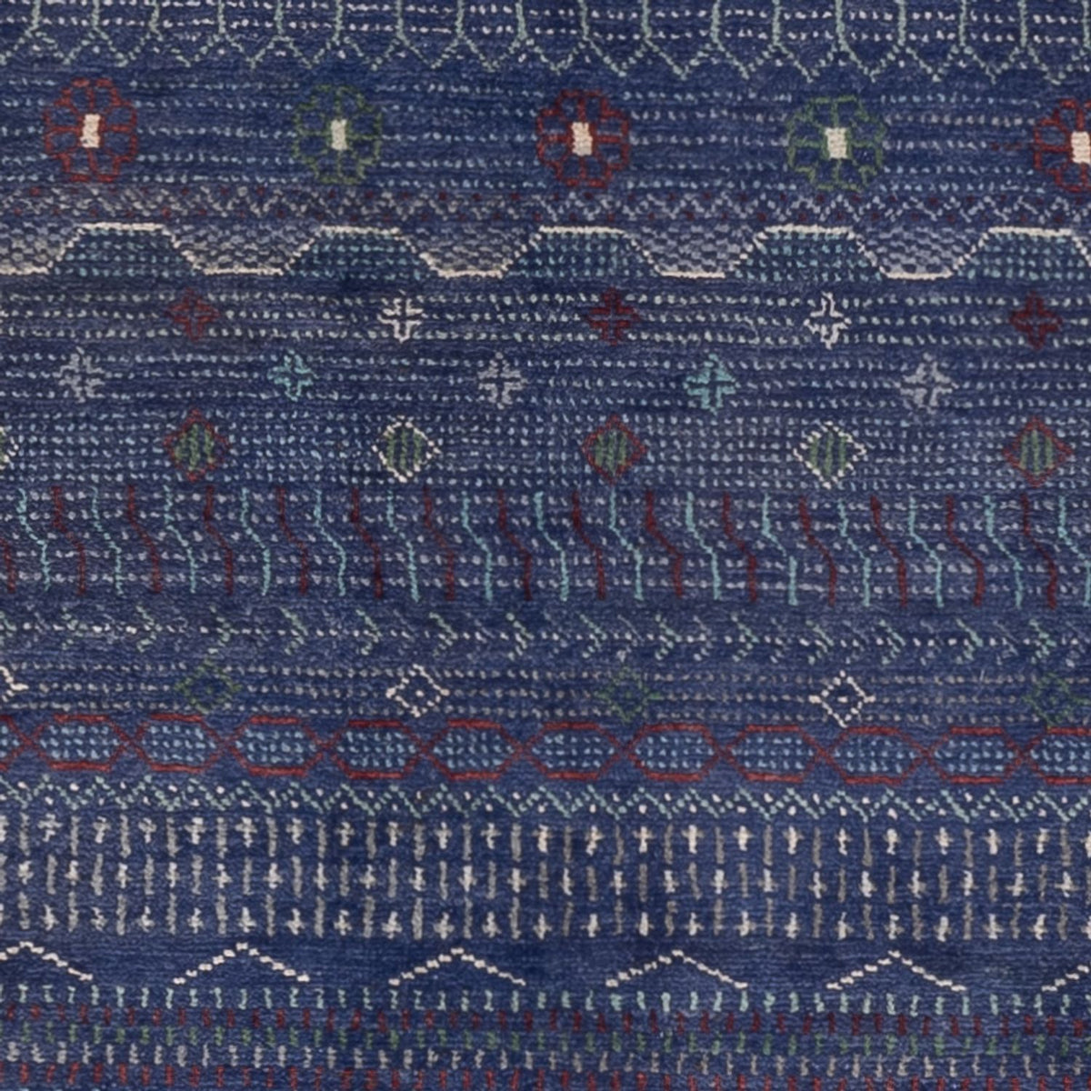 Tappeto Gabbeh - Persero - 191 x 140 cm - blu scuro