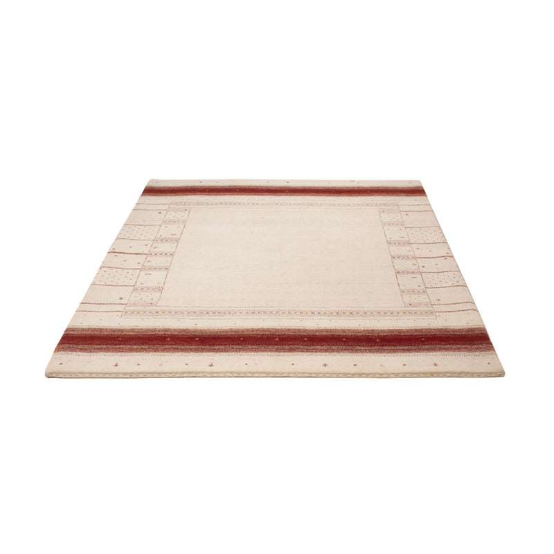 Tappeto Gabbeh - Loribaft Indus - 190 x 148 cm - bianco