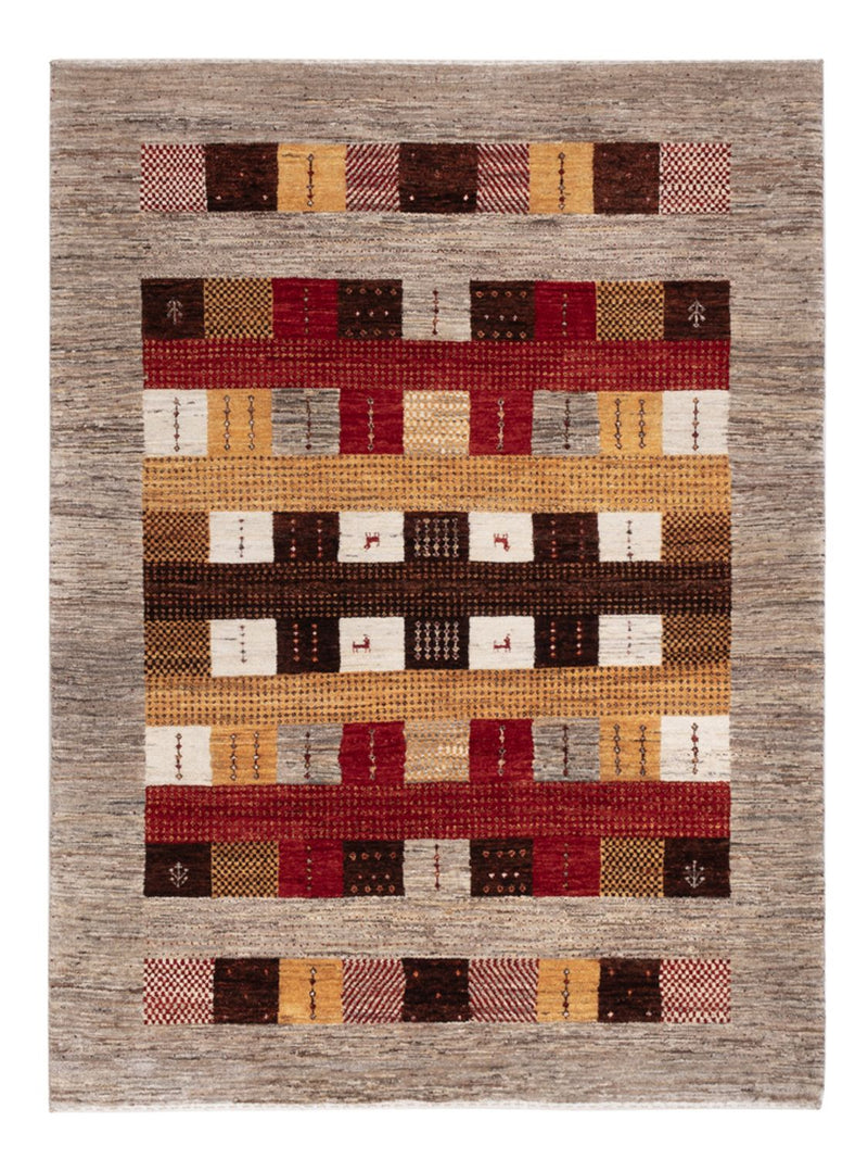 Tappeto Gabbeh - Loribaft Indus - 193 x 145 cm - multicolore