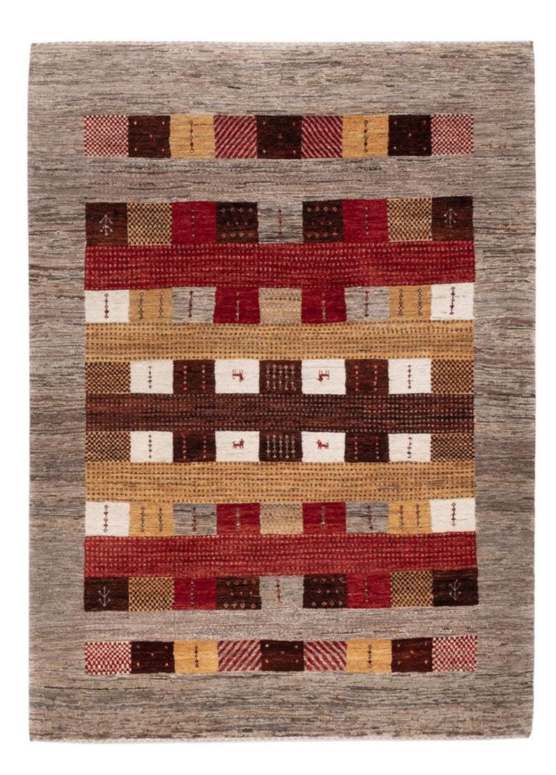 Tappeto Gabbeh - Loribaft Indus - 209 x 152 cm - multicolore