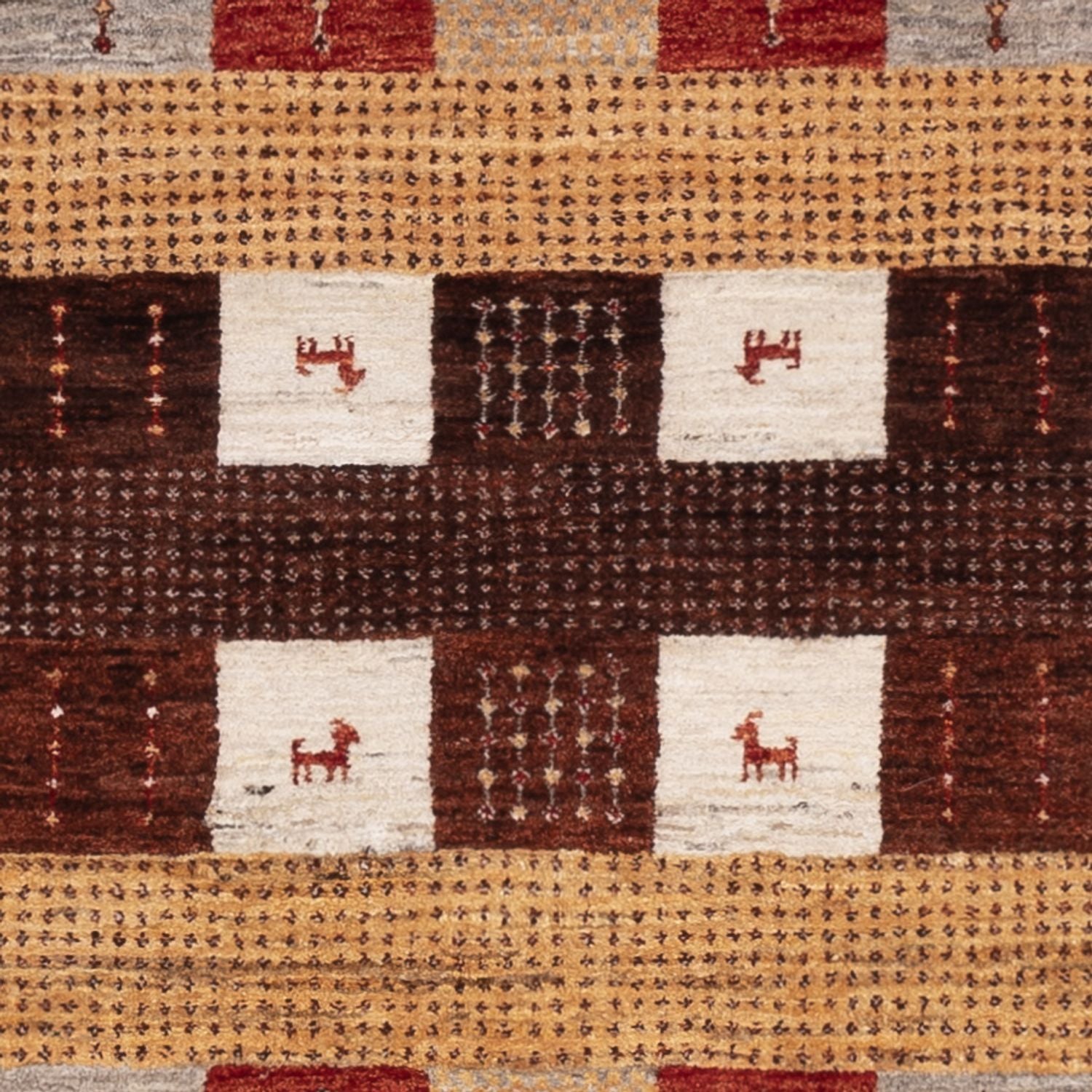 Tappeto Gabbeh - Loribaft Indus - 205 x 150 cm - multicolore