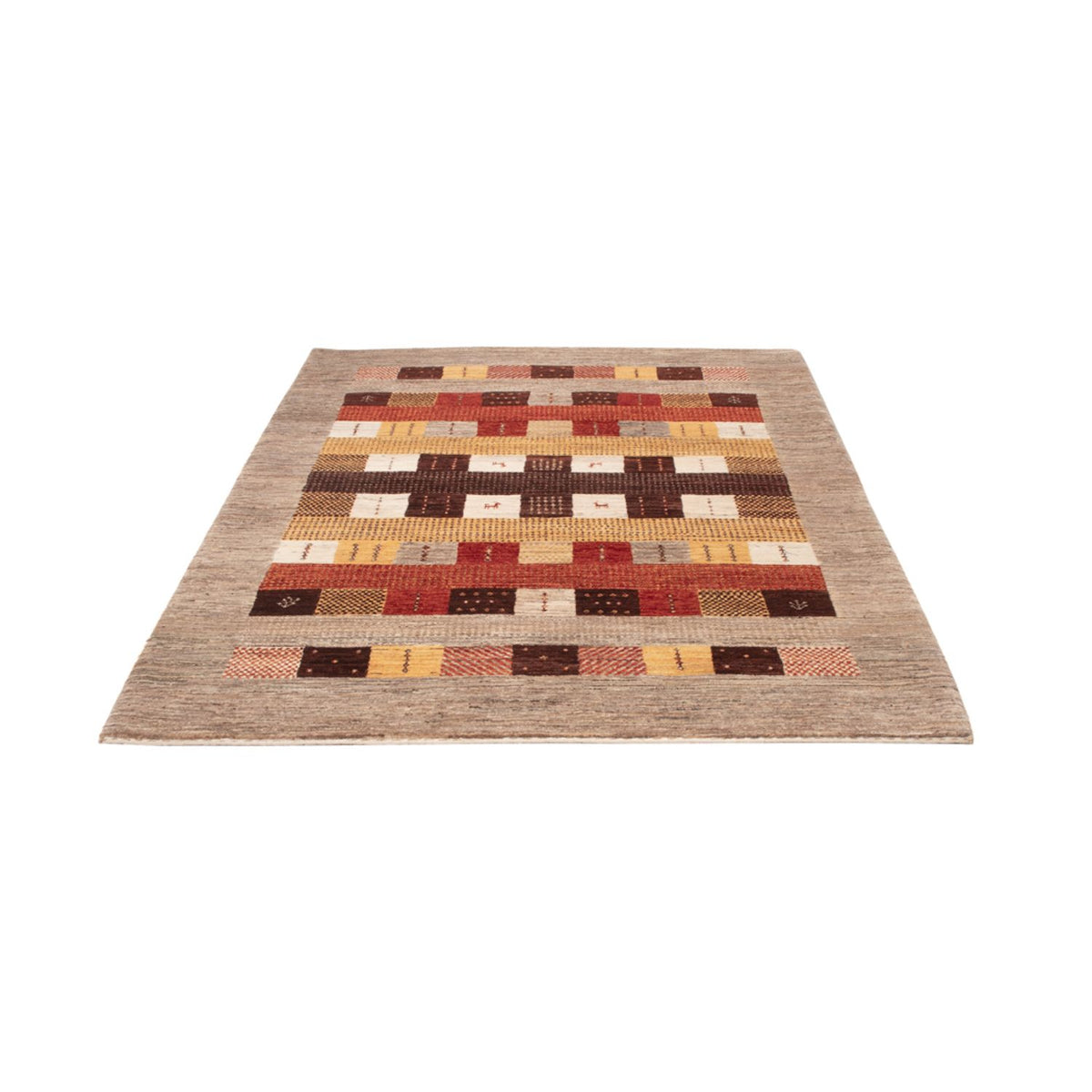 Tappeto Gabbeh - Loribaft Indus - 205 x 144 cm - multicolore