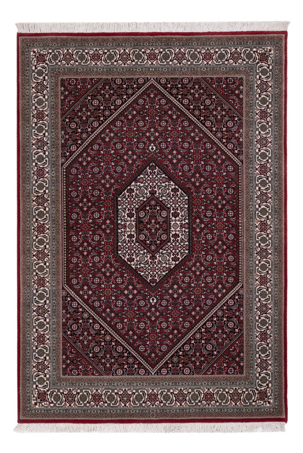 Tappeto orientale - Bidjar - Indo - 200 x 142 cm - marrone scuro