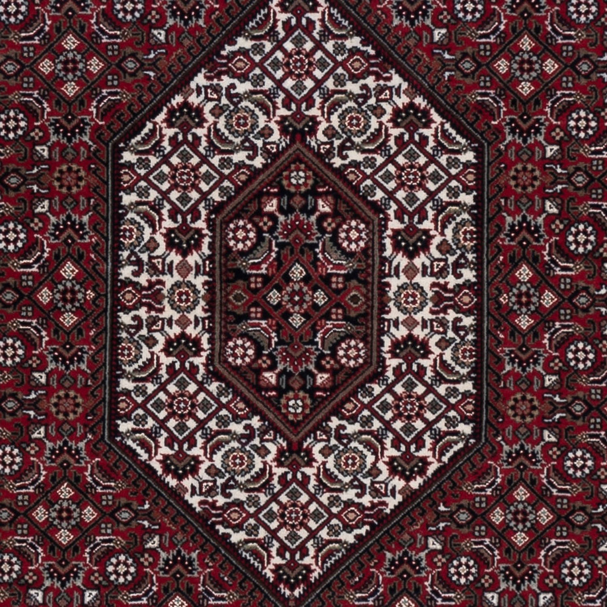 Tappeto orientale - Bidjar - Indo - 200 x 142 cm - marrone scuro