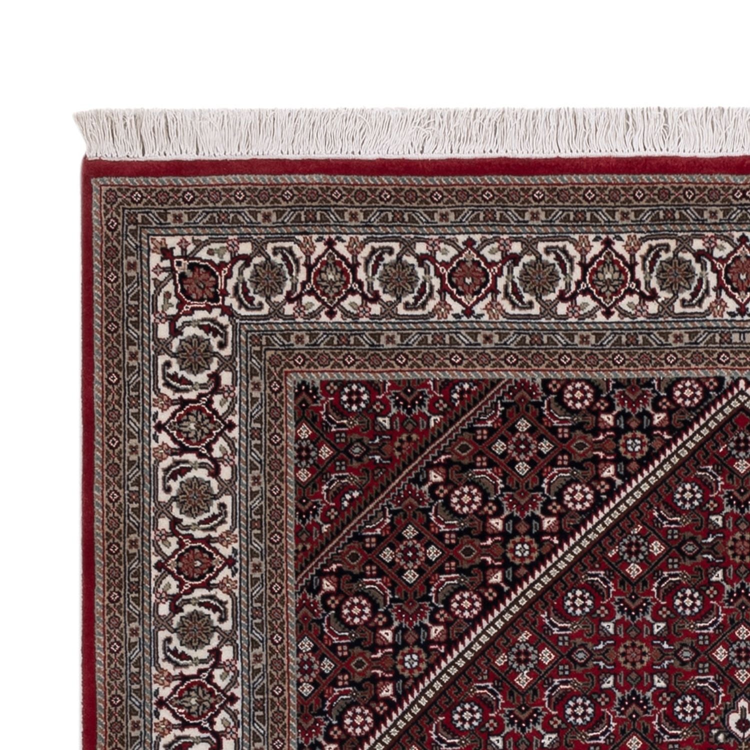 Tappeto orientale - Bidjar - Indo - 200 x 142 cm - marrone scuro