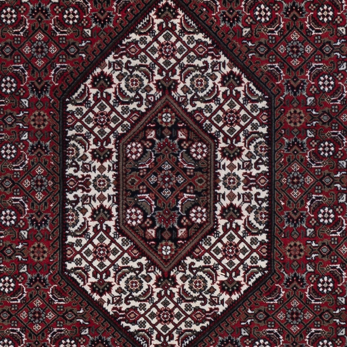 Tappeto orientale - Bidjar - Indo - 201 x 142 cm - marrone scuro